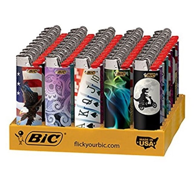 BIC Full Size Limited Special Edition Disposable Lighters Assorted Styles (25)