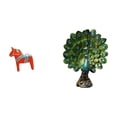 thumbnail image 1 of Elegante escultura de caballo y de Dalecarlian, ideal para estantería, entrada, armario, dormitorio, oficina, sala de estar o decoración del, 1 of 8
