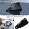thumbnail image 3 of Universal Shark Fin Car Antenna - FM Radio Antenna with Waterproof Adhesive Base (Black), 3 of 5