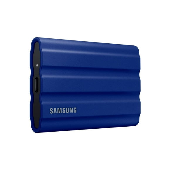 SAMSUNG T7 Shield SSD portátil de 2 TB, USB 3.2 Gen2, resistente, clasificación IP65, para fotógrafos, creadores de contenido y juegos, unidad de estado sólido externa (MU-PE2T0R/AM, 2022), azul