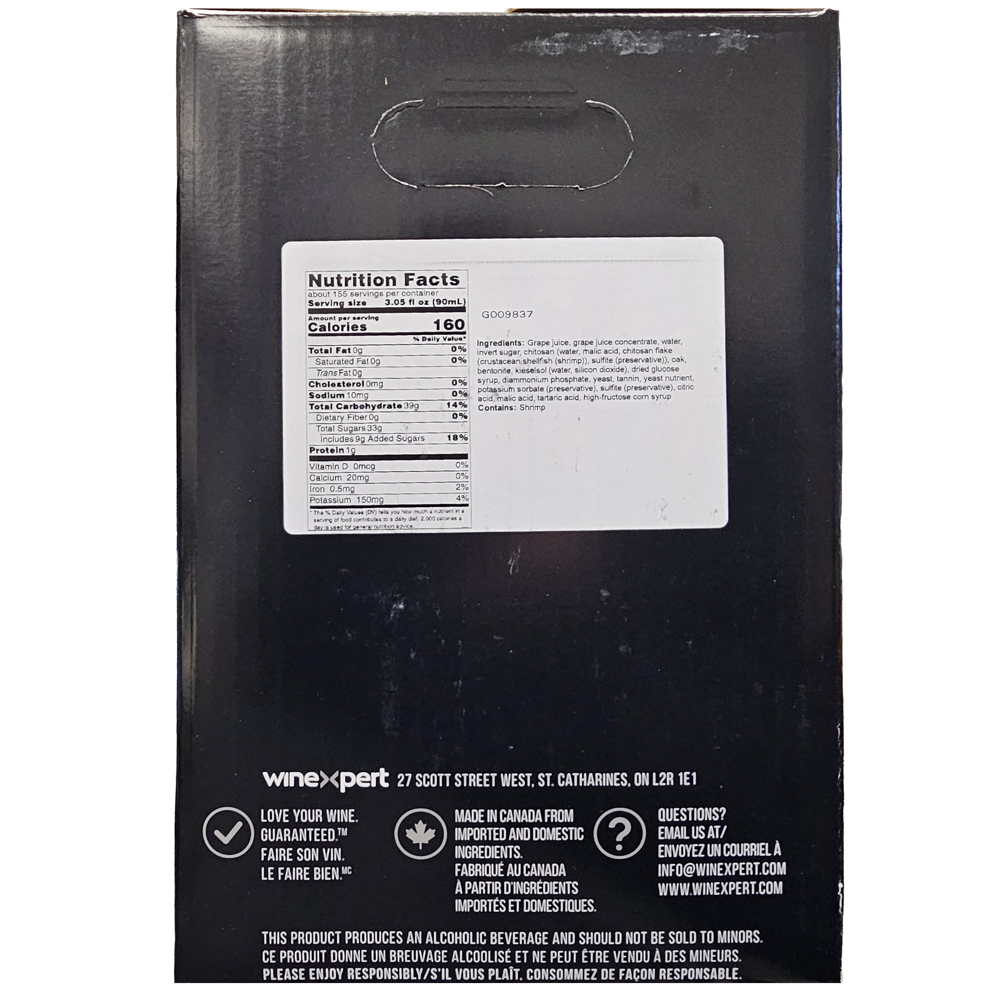 LE25 Argentina Malbec Cabernet 14L - Wine Ingredient Kit by Winexpert