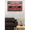 thumbnail image 2 of MLB Chicago Cubs - Win Wall Poster, 22.375" x 34", Framed, 2 of 2