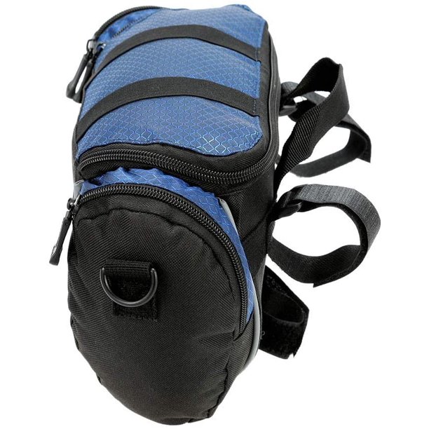 Bolsa para manillar de Bicicleta liwang Montar MTB Ciclismo Tubo delantero Paquete Azul marino 32 * 11 * 17 CM