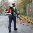 thumbnail image 3 of Backpack Leaf Blower Gas Powered, 63.3 CC 2-Stroke Engine Gas Leaf Blower Backpack, Lightweight Powerful Gas Blower, 700 CFM Air Cooling Gasoline Garden & Snow Blower for All-Season Lawn Yard, 3 of 5
