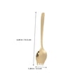 thumbnail image 2 of ADDHAT 2Ud Cubiertos Spork De Inoxidable Dorado Para Servir Ensaladas Y Pasta Con Resistente, 2 of 8