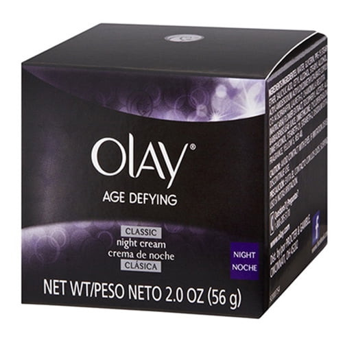 Olay Age Defying Night Cream Reduce Lines And Wrinkles, Classic 2 Oz