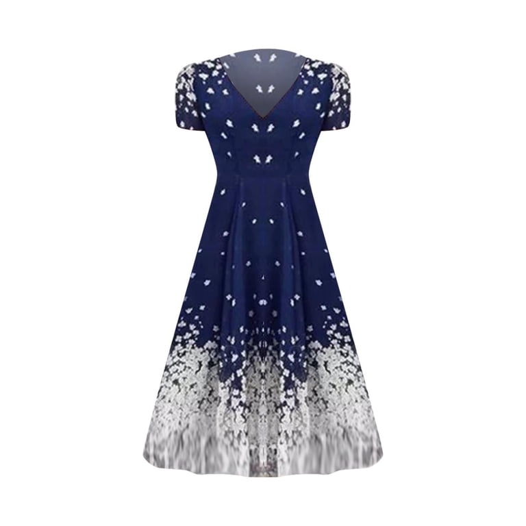 Aayomet Mother Of The Bride Dresses For Wedding Women's Personalized Floral Print V Neck Short Sleeved Fashion Dress,White M - Walmart.com Aayomet Mother Of The Bride Dresses For Wedding Women's Personalized Floral Print V Neck Short Sleeved Fashion Dress,White M - Walmart.com