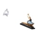 thumbnail image 5 of Figura de lector abstracto,Estatua de pensador abstracto,arte,manualidades,decoraciones,Figuras humanas decorativas para oficina,objetos coleccionables,estatua de bailarina de ballet,Estatua de, 5 of 8