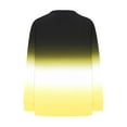 thumbnail image 4 of CHGBMOK Womens Long Sleeve T Shirts Gradient V Neck Loose Tees Casual Comfortable Tunic Tops, 4 of 5