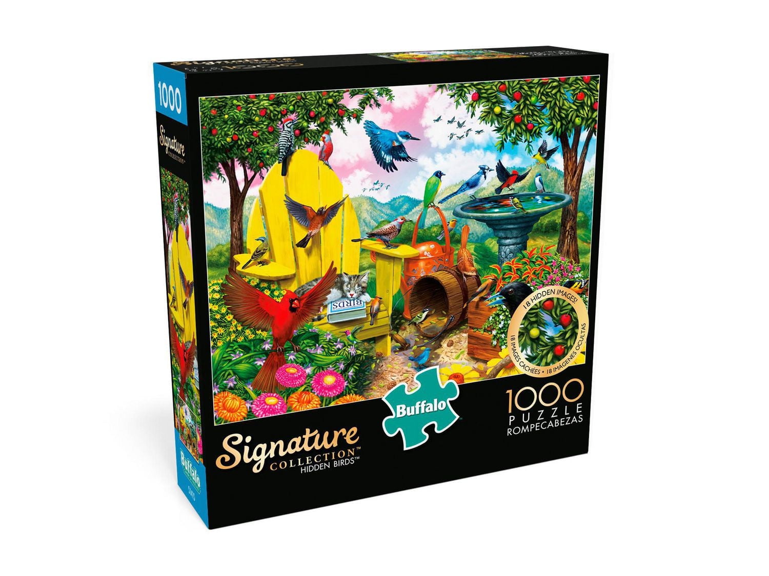 Buffalo Games Le puzzle Signature Collection Hidden Birds en 1000 pièces