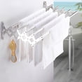 thumbnail image 3 of Zerodis Stainless Steel Space Saver Towel Rack, Wall Mounted  Clothes Drying Rack Bath Towel Holder Huge Capacity For Home Hotel Use, 3 of 8