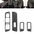 thumbnail image 1 of Real Bright Soft Car Interior Carbon Fiber Sticker Decoration4Pcs For Volkswagen Tiguan Carbon Fiber Interior Door Control Kit CoverAuto Car Protection Interior Accessories, 1 of 8