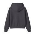 thumbnail image 4 of Resicozy Zip Up Hoodies for Women Oversized 2026 Y2K Hoodies Casual Long Sleeve Sweatshirts Fall Spring Track Jackets with Pockets Dark Gray L, 4 of 6