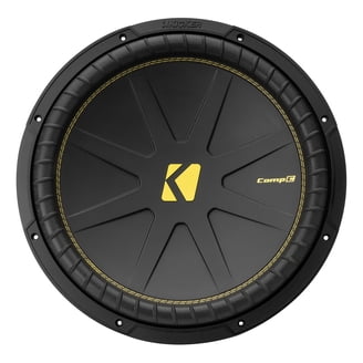Kicker CompR 12-Inch Subwoofer - Dual 4 Ohm Voice Coil, 500W RMS, SoloKon Tech