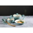 thumbnail image 4 of Gibson Plaza CafÃ© 7 Piece Aluminum Cookware Set, Sky with Soft Touch Bakelite Handle, 4 of 7