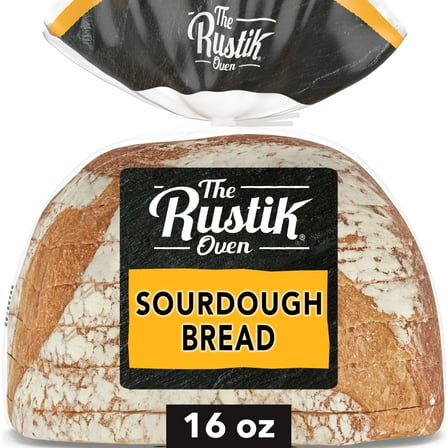 The Rustik Oven Sourdough Bread, 16 oz, Plain Sourdough Bread, Bag