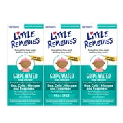Little Remedies Gripe Water, Colic & Gas Relief, Safe for Newborns, 4 fl oz, 3 Pack