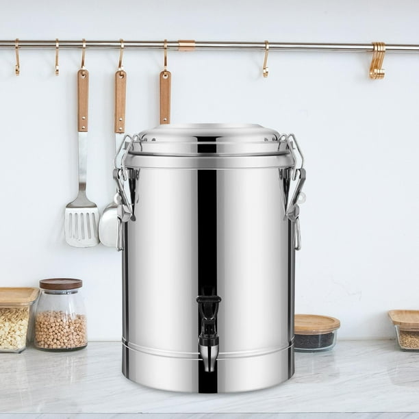 Bebidas aisladas Dispensador de bebidas calientes Contenedor con