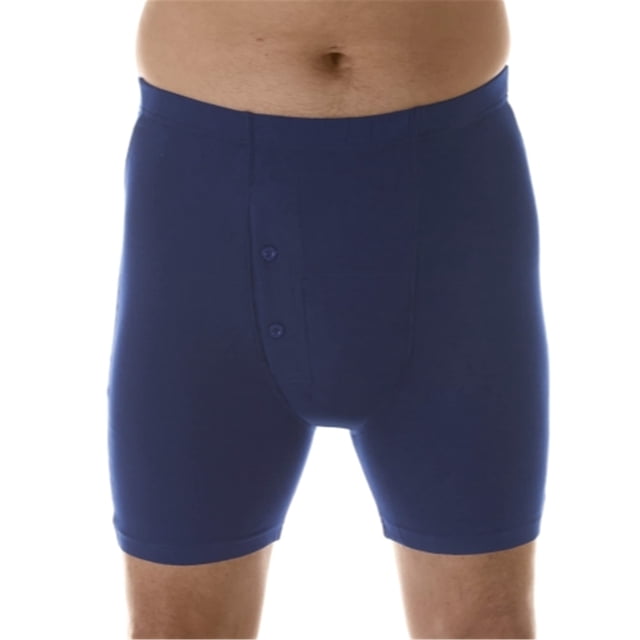 Lot de 3 Boxeurs pour Hommes Absorbance Régulière Lavables Réutilisables Incontinence Marine 2TG (Taille 44-45)