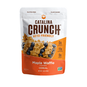 Catalina Crunch Maple Waffle Keto Cereal, 9oz bags | Low Carb, Zero Sugar, Gluten Free, Fiber, Plant Based | Keto Snacks, Vegan Snacks, Protein Snacks | Keto Friendly Foods