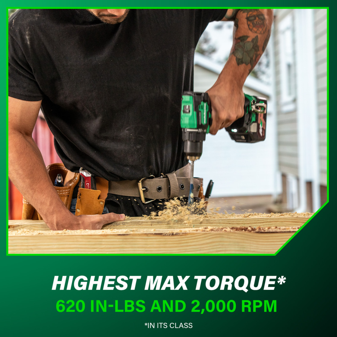 Metabo HPT 18V Cordless Brushless Drill Driver Kit photo 7
