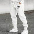thumbnail image 2 of Yifymode Jogger Sweatpants for Men Drawstring Sweatpants | Fall Winter Cinch Bottom With Pockets, LOS ANGELES CALIFORNIA Graphic Print, 2 of 6