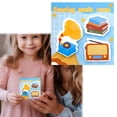 thumbnail image 2 of School Supplies Office Desk Accessories Office Suppliesscene Themed Sticky Notes: Cute Catching Style Notes—Adhesive Student Stationery for Reusable Use, 2 of 5