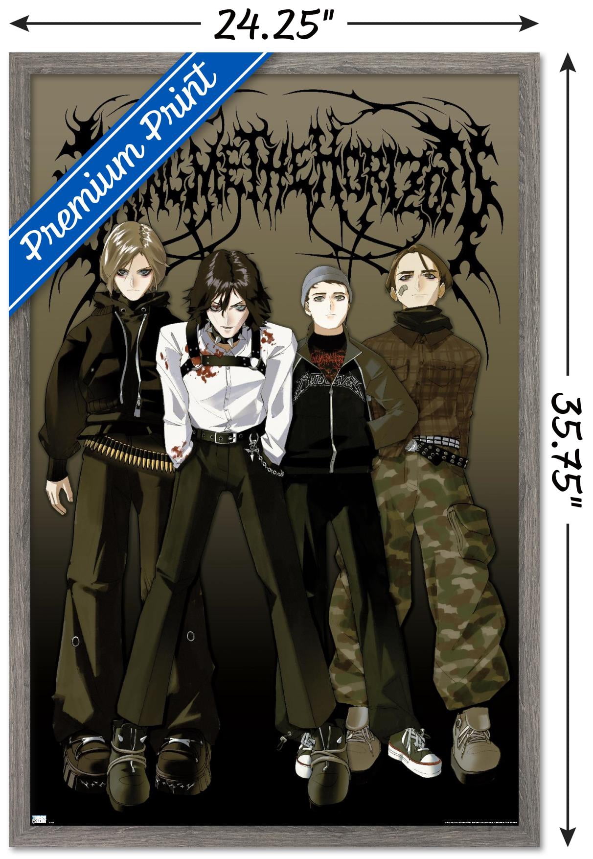Bring Me The Horizon - Anime Wall Poster with Magnetic Frame