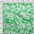 thumbnail image 2 of oneOone Cotton Poplin Green Fabric Florals Diy Clothing Quilting Fabric Print Fabric By Yard 42 Inch Wide, 2 of 4