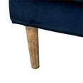 thumbnail image 6 of Finch Wyatt Wingback Fabric Upholstered Chair in Dark Blue, 6 of 9