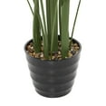 thumbnail image 4 of DecMode 61" Artificial Bird of Paradise Plant in Realistic Leaves and Black Fluted Pot, 4 of 7