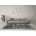 thumbnail image 3 of Ahgly Company Indoor Square Abstract Gray Modern Area Rugs, 6' Square, 3 of 4