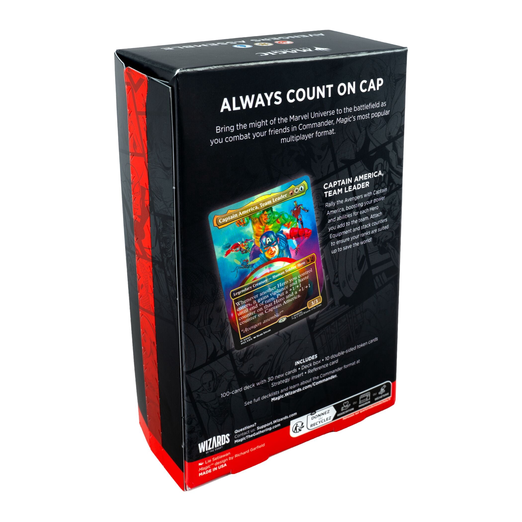 Magic: The Gathering Trading Cards Games Marvel Super Heroes Commander Deck The Fantastic Four