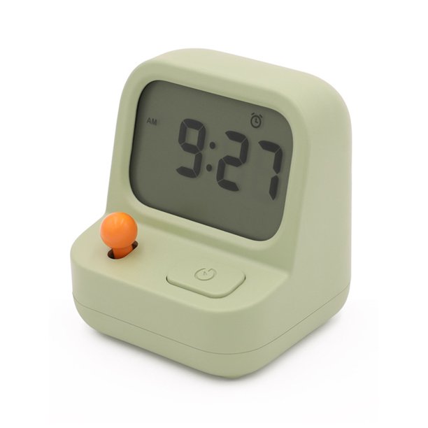 Máquina de juego creativa Reloj despertador Temporizador Reloj todo en uno para estudiantes de somnolencia Ehuebsd Libre de BPA
