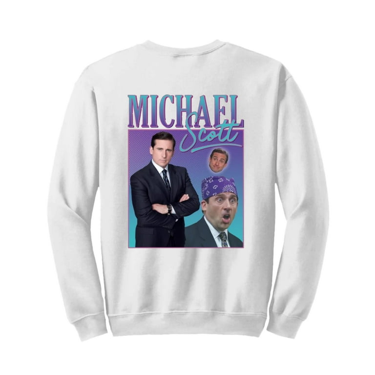 Michael Scott Homage Sweatshirt Tee Top Us Office Tv Show Retro 90 S Vintage Funny Walmart