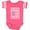 Football Pink and White, variant on Inktastic ALS Awareness Strength Courage Support Boys or Girls Baby Bodysuit