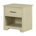 thumbnail image 2 of South Shore Fusion 1-Drawer Nightstand - End Table with Storage for Adult, in Bleached Oak, 2 of 12