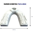 thumbnail image 6 of COOLLO SPORTS Boil and Bite Mouth Guard with Strap DBT Sport Mouthpiece for Football, Hockey, Rugby, Lacrosse (Free Case Included) -Adult Size (Ages 11 & Above), 6 of 8