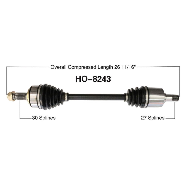 ガーフィールド CV Axle Shaft Fits select: 2012 HONDA ACCORD LX, 2008-2009 HONDA