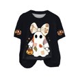 thumbnail image 4 of Leey-World Women Halloween Shirt Womens Funny Short Sleeve Crew Neck Halloween Clothes Fall T-Shirts Graphic Tee Tops, 4 of 5