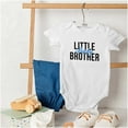 thumbnail image 4 of Little Baby Brother Cute Announcement Bodysuit Jumper Boys Infant Baby Brisco Brands 18M, 4 of 6