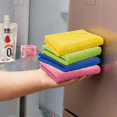 thumbnail image 5 of AUQ 2026 New 4Pcs Kitchen Towels,Absorbent Efficient Oil and Stain Removal Wash Cloths for Cleaning,Soft Microfiber Reusable Dish Towels for Kitchen,Eco-Friendly Microfiber Cleaning Cloth, 5 of 5
