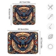 thumbnail image 4 of Yayeee Dish Drying Mat for Kitchen Counter 18"x24" Microfiber Absorbent Pad, Blue Geometric Eagle, 4 of 7