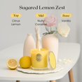 thumbnail image 4 of Vela aromática M&SENSE Lemon Zest Yellow 290 ml 55H Burn, 4 of 6