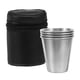 thumbnail image 1 of 1 juego de vasos de chupito de acero inoxidable con tapa para copas de vino al aire libre, vasos de chupito resistentes a la oxidación, 1 of 6