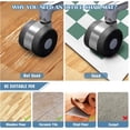 thumbnail image 3 of Chair Mat for Hardwood Floor Green Checkered 36"x48" Computer Gaming Chair Mat Anti-Slip Office Rugs Floor Protector for Rolling Chairs Under Desk Rug for Home Office, 3 of 7