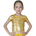 thumbnail image 4 of UACY Glamour Sequin T Shirt For Girls Short Sleeved Performance Shirt With An Elegant Fit, 4 of 4