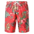 thumbnail image 1 of Flower Leaves Graphic Beach Shorts Pants Men 3D Printed y2k Surf Board Shorts Summer Hawaii Swimsuit Swim Trunks Cool Ice Shorts Fivean unisex, 1 of 2