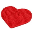 thumbnail image 1 of Alfombra roja con forma de corazón, decorativa, de San Valentín, duradera, para el baño, dormitorio, 1 of 5