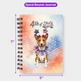 thumbnail image 5 of 4th of July Basenji Celebrates Independence Day Spiral Bound Journal African Barkless Dog Lover 5x7in Spiral Notebook - 12010, 5 of 5
